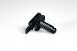 HellermannTyton 151-00786 | Connector Clip w/Fir Tree, 0.7 - 11.0 mm Panel Thickness, 6.0 - 6.7 mm Hole Dia, PA66HIRHS, Black, 5000/box