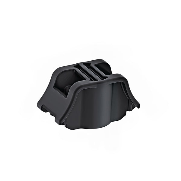 HellermannTyton 151-00813 | H-Mount For 0.625" Standard Bolts And Huck-Spin Bolts, Pa66Hirhsuv, Black, 900/Pkg