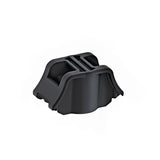 HellermannTyton 151-00813 | H-Mount For 0.625" Standard Bolts And Huck-Spin Bolts, Pa66Hirhsuv, Black, 900/Pkg