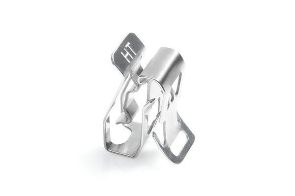 HellermannTyton 151-00982 | Heavy Duty Metal Edge Clip, 1-3mm Panel Thickness, 5-7.6mm Cable Range, SS304, 100/bag