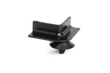 HellermannTyton 151-00994 | Mini Channel, 90-Degree Arrowhead PA66HIRHS, Black, 4000/ctn