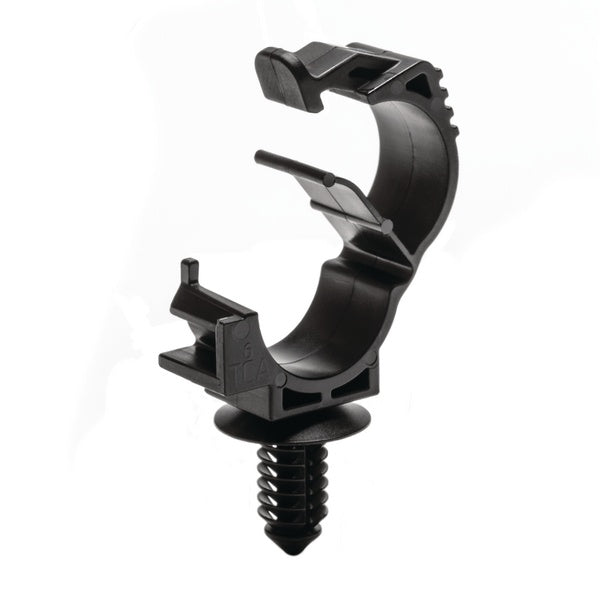 HellermannTyton 151-01022 | Loc Locking Clamp, 15-19 Mm, With 6.5 Mm Fir Tree, Pa66Hirhsuv, Black, 2000/Ctn