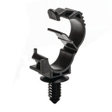 HellermannTyton 151-01022 | Loc Locking Clamp, 15-19 Mm, With 6.5 Mm Fir Tree, Pa66Hirhsuv, Black, 2000/Ctn