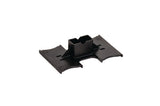 HellermannTyton 151-01119 | Connector Clip with Bracket, 2.80" Long, PA66HIRHS, Black, 1000/box