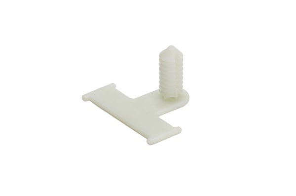 HellermannTyton 151-01154 | Standoff Bundling Clip, 1.4" Long, Panel Thickness .02"-.09", PA66HIRHS, Natural, 5000/box
