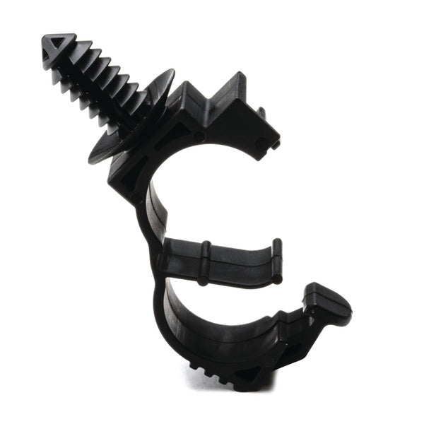 HellermannTyton 151-01166 | Loc Locking Clamp, 10-14 Mm , With 6.5 Mm Fir Tree, Pa66Hirhsuv, Black, 2000/Ctn