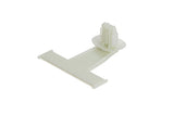 HellermannTyton 151-01238 | Standoff Bundling Clip, 1.97" Long, Panel Thickness 0.02-0.27", PA66HIRHS, Natural, 1500/carton