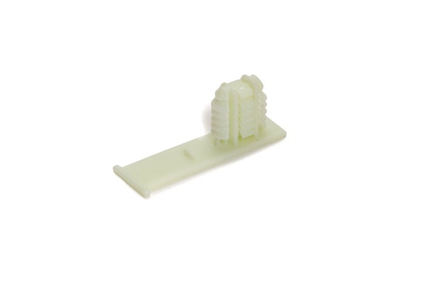 HellermannTyton 151-01240 | Bundling Clip w/Oval Fir Tree, 1.52" L, 0.02 - 0.24" Panel Thickness, PA66HIRHS, Natural, 10000/ctn