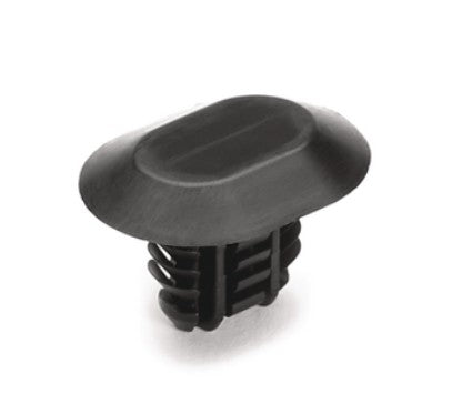 HellermannTyton 151-01245 | Blind Plug, 6.2 × 12.2 mm / 6.5 × 12.5 mm, Panel Thickness 0.6–6.0 mm, Black, Pack of 700