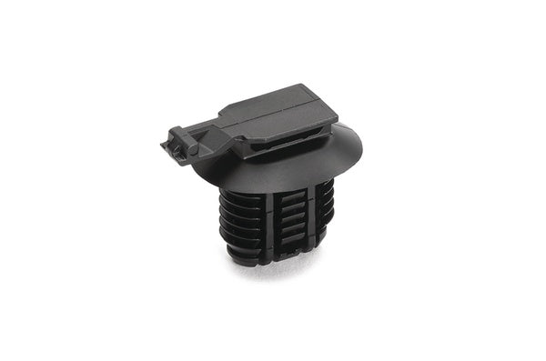 HellermannTyton 151-01296 | Connector Clip, Mounting Hole Dia. 9.0-17.0mm, PA66HIRHS, Black, 3000/carton