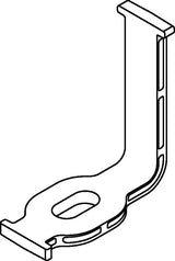 HellermannTyton 151-01311 | Bundling Clip, 90 Deg with 6.5x12.5 Oval Hole, 40mm Long, PA66HIRHSUV, Black, 4000/ctn
