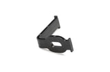 HellermannTyton 151-01311 | Bundling Clip, 90 Deg with 6.5x12.5 Oval Hole, 40mm Long, PA66HIRHSUV, Black, 4000/ctn