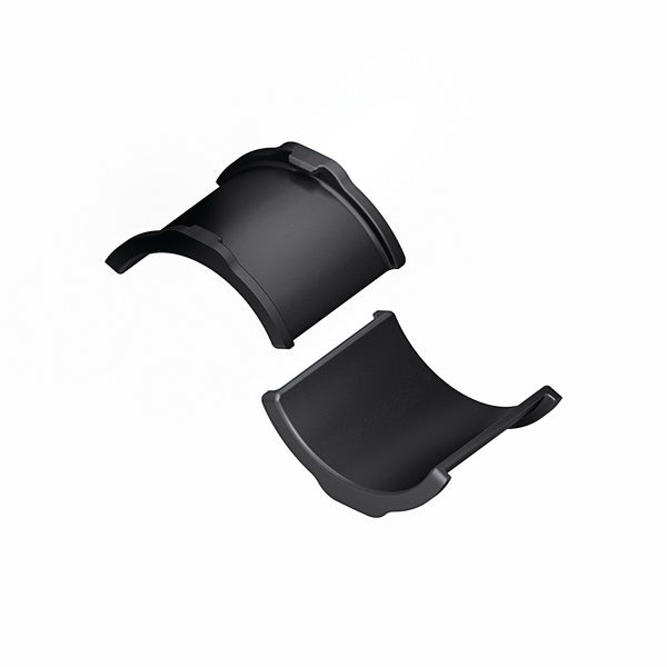 HellermannTyton 151-01533 | Ratchet P-Clamp Size D Soft Insert, Tpe, Black, 100/Bg
