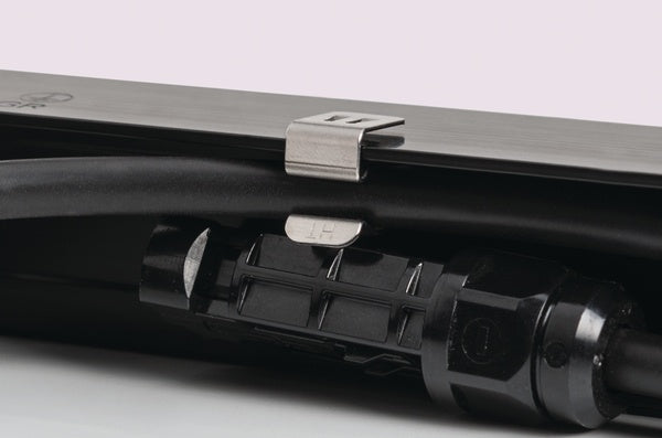 HellermannTyton 151-01699 | Low Profile Metal Edge Clip, 1.5-2.0mm Panel Thickness, 4.1-7mm Cable Range, SS304, 100/bag
