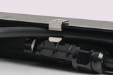 HellermannTyton 151-01699 | Low Profile Metal Edge Clip, 1.5-2.0mm Panel Thickness, 4.1-7mm Cable Range, SS304, 100/bag