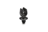 HellermannTyton 151-01740 | MOC Clip, 9 mm, with 6.5mm Fir Tree, PA66HIRHSUV, Black, 1000/ctn