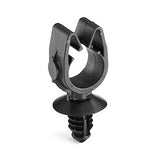 HellermannTyton 151-01749 | MOC Clip, 10 mm, with 6.5mm Fir Tree, PA66HIRHSUV, Black, 1000/ctn