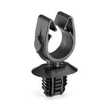 HellermannTyton 151-01759 | MOC Clip, 12 mm, with 4 x Oval Fir Tree, PA66HIRHSUV, Black, 1000/ctn