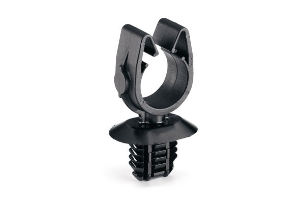 HellermannTyton 151-01759 | MOC Clip, 12 mm, with 4 x Oval Fir Tree, PA66HIRHSUV, Black, 1000/ctn