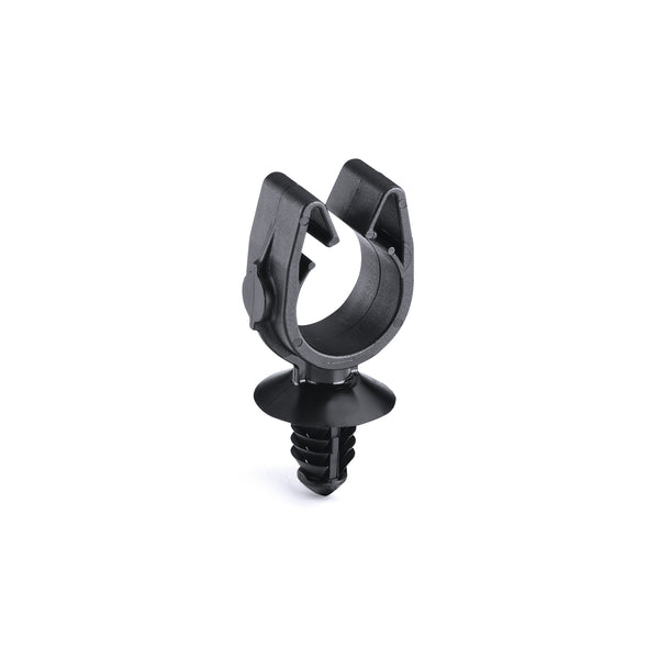 HellermannTyton 151-01778 | MOC Clip, 16 mm, with 6.5mm Fir Tree, PA66HIRHSUV, Black, 1000/ctn