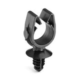 HellermannTyton 151-01778 | MOC Clip, 16 mm, with 6.5mm Fir Tree, PA66HIRHSUV, Black, 1000/ctn