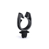 HellermannTyton 151-01829 | MOC Clip, 26 mm, with 4 x Oval Fir Tree, PA66HIRHSUV, Black, 1000/ctn