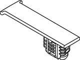 HellermannTyton 151-01884 | Bundling Clip w/Oval Fir Tree, 1.52" L, 0.02 - 0.10" Panel Thickness, PA66HIRHS, Natural, 8000/ctn