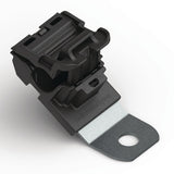 HellermannTyton 151-01927 | Ratchet P-Clamp, .24"-.54" Bundle Dia, 30 Short, .26" Hole Dia, PA66HIRHSUV/SS304, Black, 300/ctn
