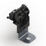 HellermannTyton 151-01938 | Ratchet P-Clamp, .24"-.54" Bundle Dia, 90 Short, .51" Hole Dia, PA66HIRHSUV/SS304, Black, 300/ctn