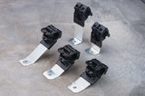 HellermannTyton 151-01966 | Ratchet P-Clamp, .52"-.77" Bundle Dia, 30 Long, .51" Hole Dia, PA66HIRHSUV/SS304, Black, 200/ctn