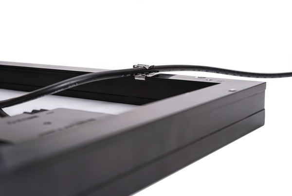 HellermannTyton 151-02189 | Low Profile 90 Metal Edge Clip, 1.5-2.0mm Panel Thickness, 6-6.2mm Cable Range, SS304, 100/bag