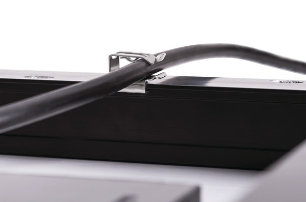 HellermannTyton 151-02291 | Low Profile 90 Metal Edge Clip, 1.5-2.0mm Panel Thickness, 6-6.2mm Cable Range, SS304, 5000/box