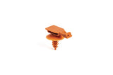 HellermannTyton 151-02459 | USCAR Conn Clip with Fir Tree, 11mm, 5.0 mm Dia and M6 Threaded Hole, PA66HIRHSUV, Black, 5000/ctn