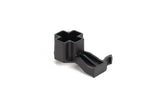 HellermannTyton 151-02802 | Offset Stud Mnt Conn Clip, 28mm offset, M10 thread Stud, 7mm Conn Clip, PA66HIRHSUV, Black, 2000/ctn