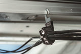 HellermannTyton 151-02875 | Series 6 RPC Hanger, 0.5 - 0.77" Dia, 0.22" Mounting Hole Dia, PA66HIRHSUV/ST/ZN, Black, 280/ctn