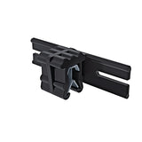 HellermannTyton 151-03402 | Edge Clip And Tape Clip, Ec16, Panel Thickness 0.04" - 0.12", 1.6" Long, Pa66Hirhs, Black, 500/Pkg