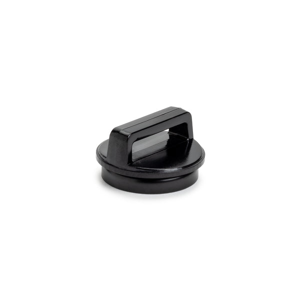HellermannTyton 151-04018 | Magnetic Cable Tie Mount, Grip Tie, 1.02" Dia, Neodymium Magnet, 15lb Pull Force, Blk, 100/bg