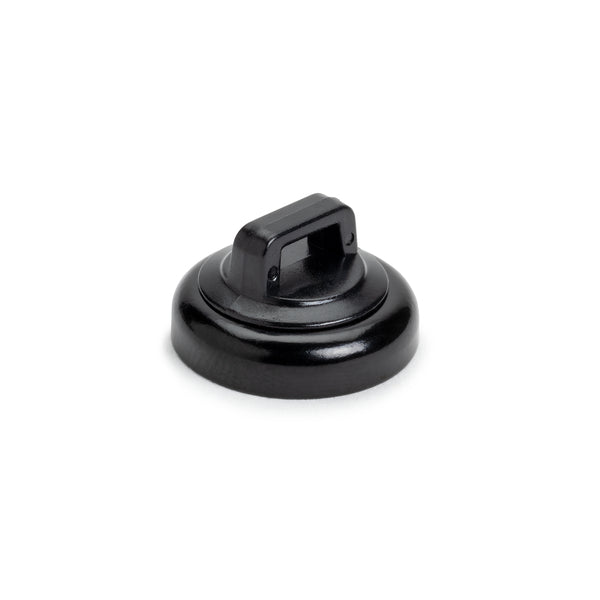 HellermannTyton 151-04020 | Magnetic Cable Tie Mount, 0.75 in Dia, Neodymium Magnet/POM/ST, Black, 100/Bag