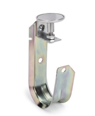 HellermannTyton 151-04042 | Magnetic J-Hooks, 2" D-Hook, Top Mount, Neodymium Magnet/Steel, Box of 100