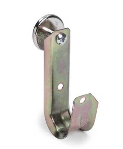 HellermannTyton 151-04043 | Magnetic J-Hook, 1-5/16" D-Hook, Side Mount, Neodymium Magnet/Steel, Box of 25
