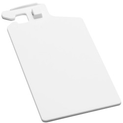 HellermannTyton 151-10952 | Q Tag, Right Angled, 3.9" x 1.7", For Q18 thru Q30 ties, PA66, White, 50/bag