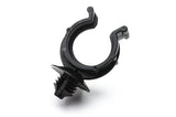 HellermannTyton 151-14312 | Convoluted Tubing Clip, 0.5" Max Bundle Diameter, 0.03 - 0.12" Panel Thick, Pa66Hirhs, Black, 500/Pkg