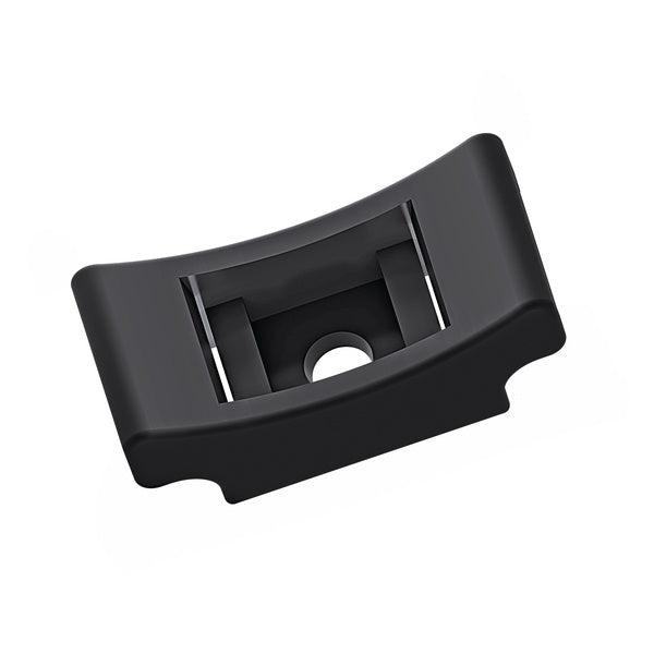 HellermannTyton 151-27202 | Mounting Cradle for Cable Tie Series T50-T250 Max Bun Dia 3" Length 1.6" PA66, Black 100/pkg