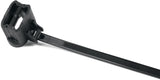 HellermannTyton 155-05400 | 1-Pc Cable Tie/Oval Stud Mount, Designed For 5.0 Mm Stud, 6.0" Long, Pa66Hs, Black, 500/Pkg