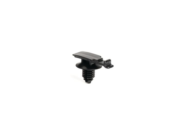 HellermannTyton 155-32602 | Connector Clip w/Fir Tree, 0.75 - 5.0 mm Panel Thickness, 6.5 - 7.0 mm Hole Dia, PA66HIRHS, Black