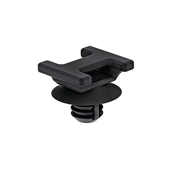 HellermannTyton 156-00068 | Heavy Duty Cable Tie/Fir Tree Mount, 9" x .5", .04"-.26" Panel Thickness, PA66HIRHSUV, Black,100/pkg