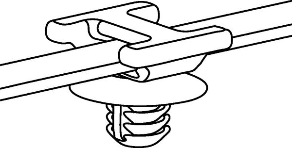 HellermannTyton 156-00069 | Heavy Duty Cable Tie/Fir Tree Mount, 15" X .3", 0.03 - 0.25" Panel Thick, Pa66Hirhsuv, Black, 100/Pkg