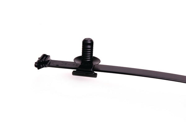 HellermannTyton 156-00072 | Heavy Duty Cable Tie/Fir Tree Mount, 8.75” – 9.25” Hole Dia., 0.04 - 0.62" Panel Thickness, Pa66Hirhsuv, Black,100/Pkg