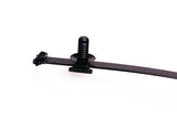 HellermannTyton 156-00072 | Heavy Duty Cable Tie/Fir Tree Mount, 8.75” – 9.25” Hole Dia., 0.04 - 0.62" Panel Thickness, Pa66Hirhsuv, Black,100/Pkg