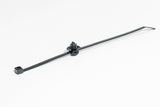 HellermannTyton 156-00157 | 2-Piece Cable Tie/Fir Tree Mount, 8.0"L, 0.26 - 0.28" Mounting Hole Diameter, Pa66Hs, Black, 500/Pkg